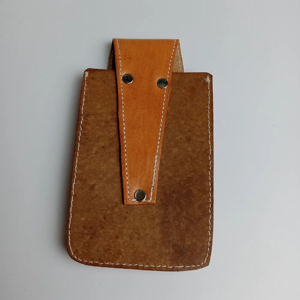 WESTERN LEATHER CELL PHONE CASE,‎ FUNDA VAQUERA DE CUERO COWBOY RODEO PHONE CASE